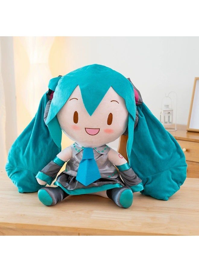general Tie Hatsune Miku Plush Toy Special Plush Pillow Soft Plush Toy Soft Plush Doll Charming Hatsune Miku Plush Toy Doll, Perfect for Home Décor, Best Gift for Loved One (approx. 32 cm) - Image 5